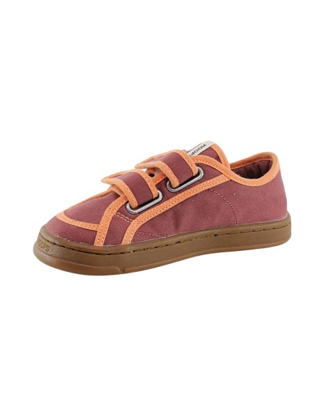 Calzado barefoot Koops lona Morna Rojo