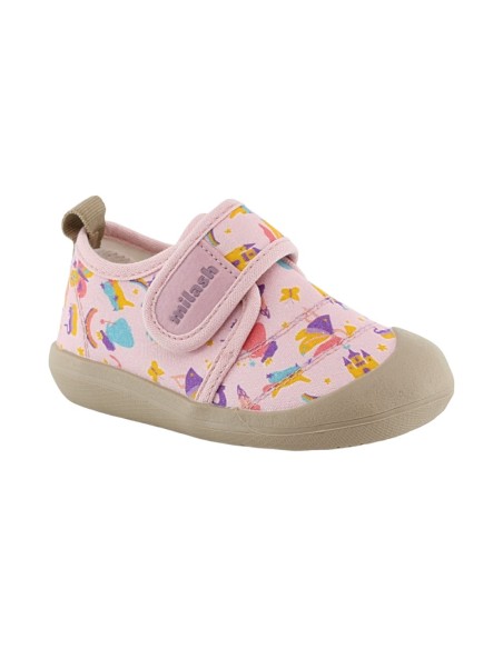 Zapatillas respetuosas Milash Fun Cotton Rosa Multi