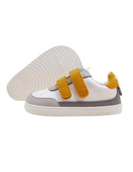 Zapatos barefoot veganos Muris Petra Mostaza
