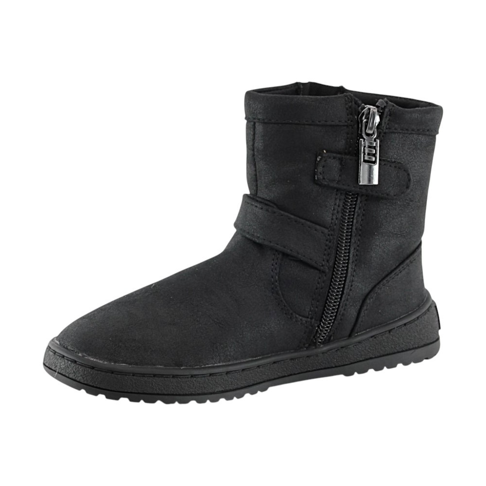 Botines barefoot Mustang Free Hebillas Negro