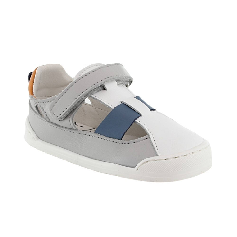 Sandalias respetuosas Mustang Free Blanco-Gris