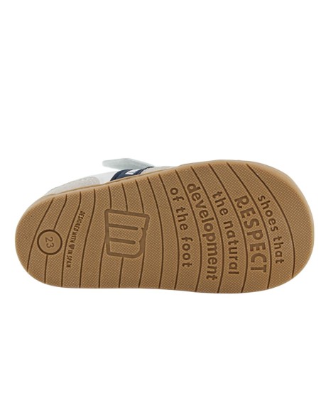 Calzado barefoot Mustang Free Blanco-Azul