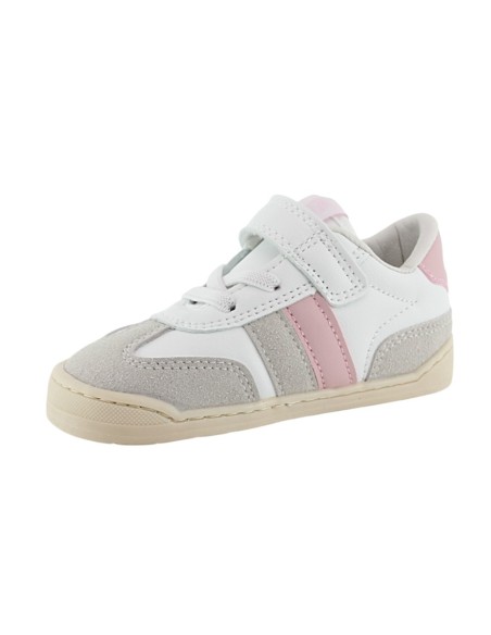 Calzado barefoot Mustang Free Blanco-Rosa