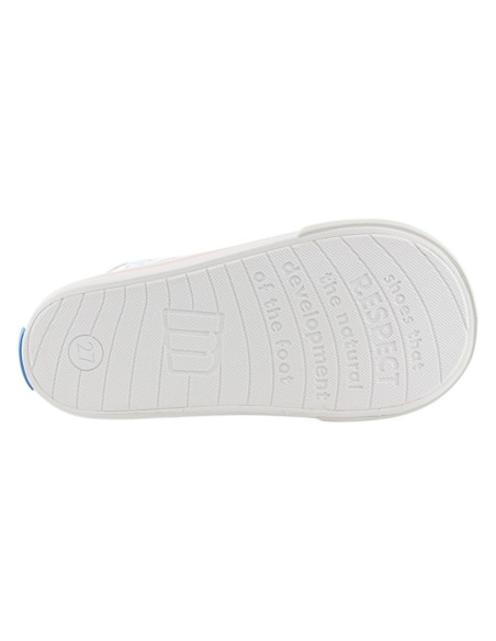 Zapatillas con luces barefoot Mustang Free Unicornio Plata