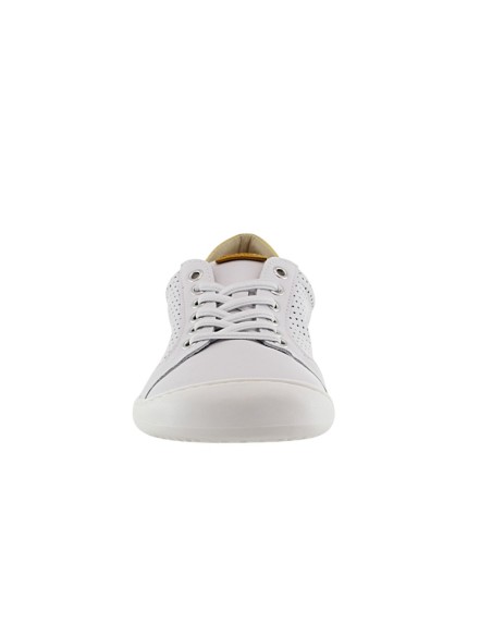 Zapatos barefoot Flexi Nens S-8412-R Picado Blanco-Amarillo