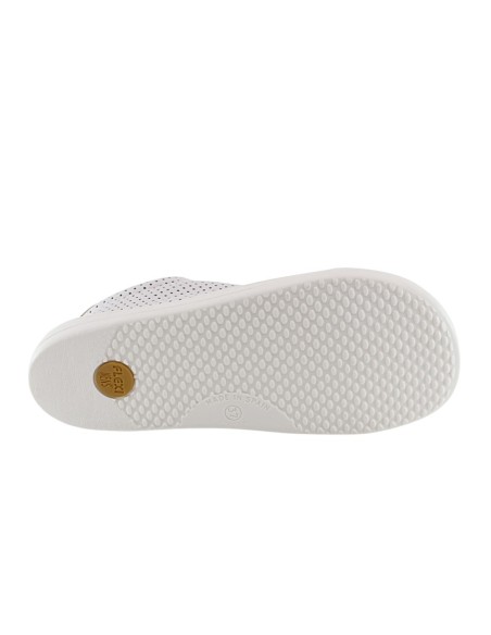 Zapatos barefoot Flexi Nens S-8412-R Picado Blanco-Amarillo