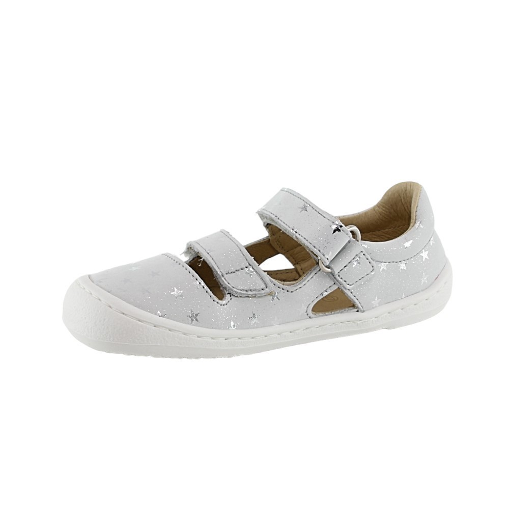 Zapatos barefoot Flexi Nens 9030-R Gris estrellas