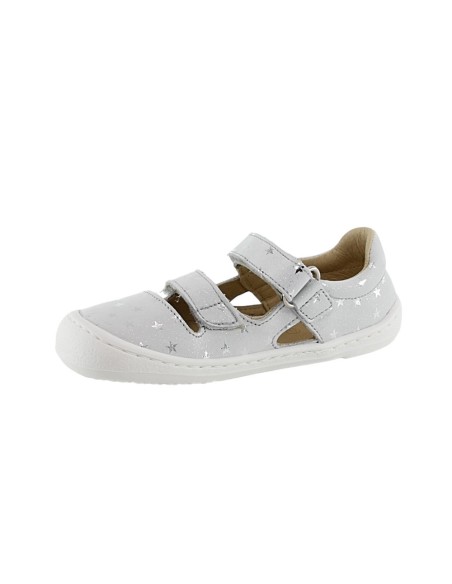 Zapatos barefoot Flexi Nens 9030-R Gris estrellas