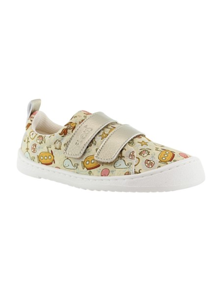 Calzado barefoot de lona Flexi Nens 9110-R Mar Multicolor