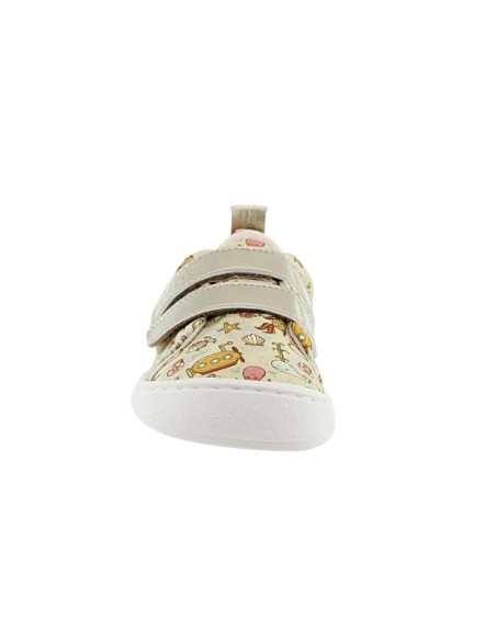 Calzado barefoot de lona Flexi Nens 9110-R Mar Multicolor