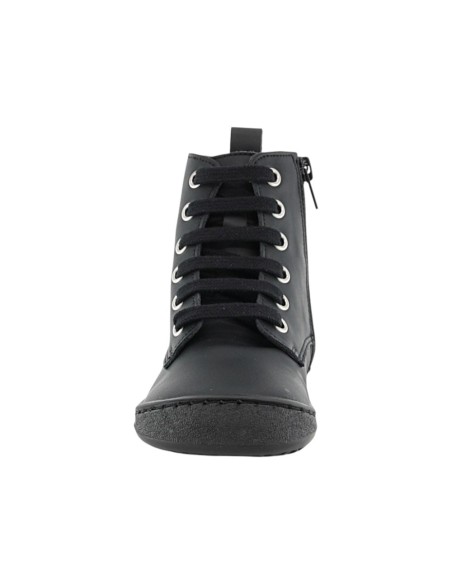 Botas militares barefoot Flexi Nens 9085-R Negro