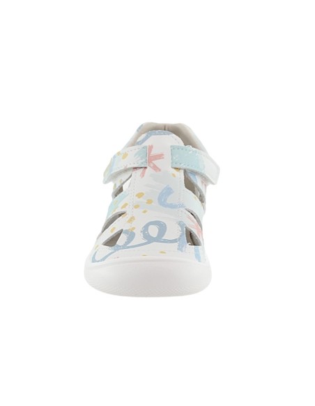 Sandalias respetuosas Piruflex Blanco-Multicolor