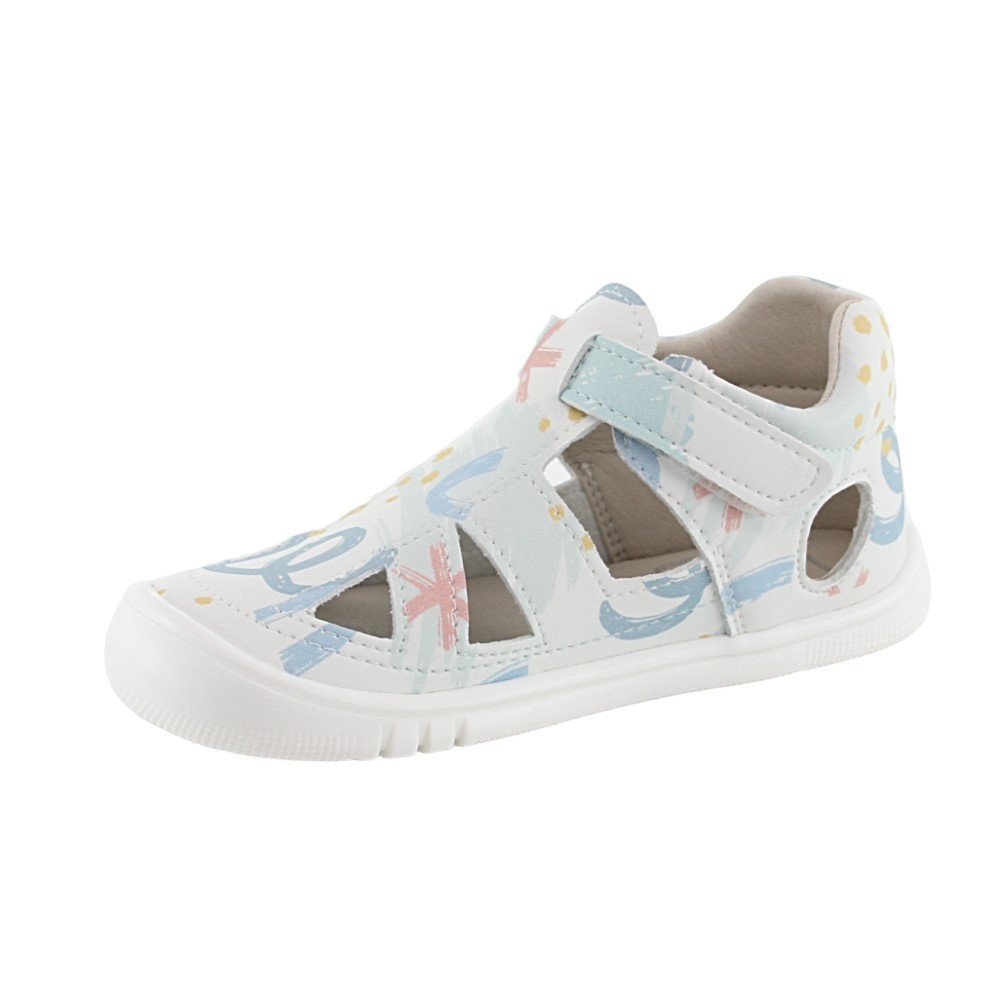 Sandalias respetuosas Piruflex Blanco-Multicolor