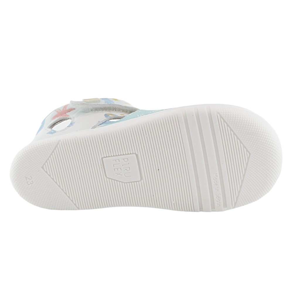 Sandalias respetuosas Piruflex Blanco-Multicolor