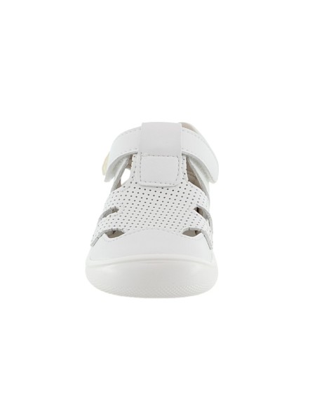 Sandalias respetuosas cerradas Piruflex Microperforado Blanco