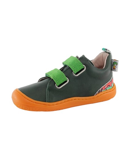 Botines barefoot Poppis Yoyo Grafiti Verde