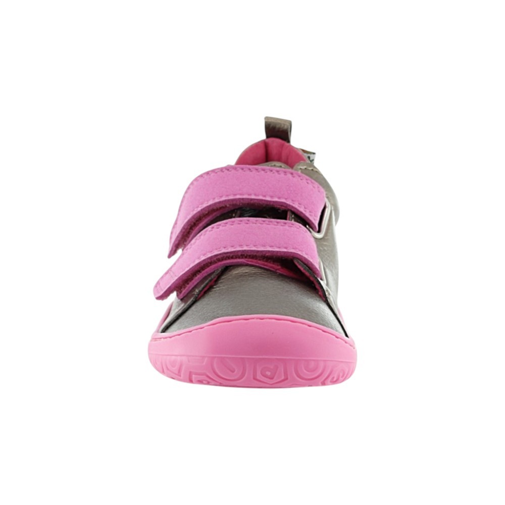 Botines barefoot Poppis Yoyo Metal Pink