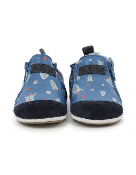 Zapatos Robeez Rocket Trip Azul Cohete