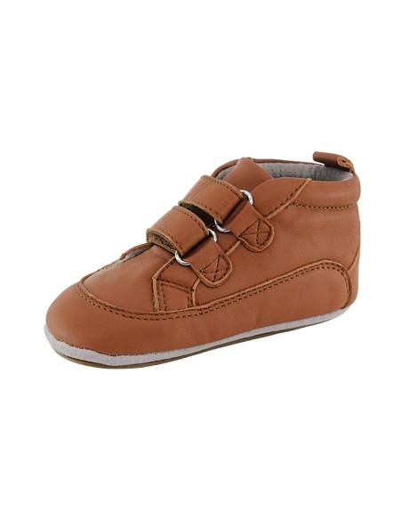 Zapatos respetuosos abotinados Robeez RobyCrath Marrón