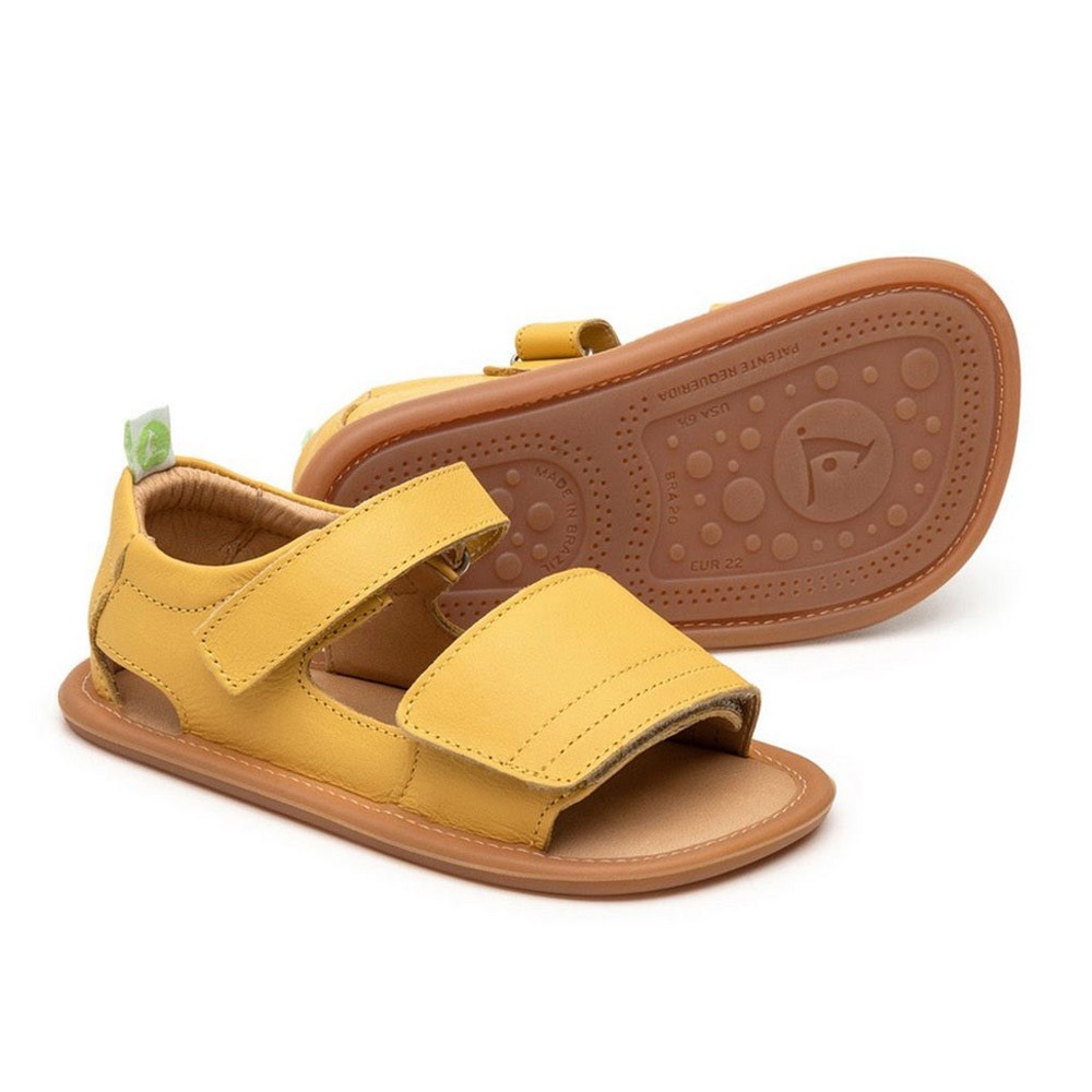 Sandalias respetuosas Tip Toey Joey Sleeky Mostaza