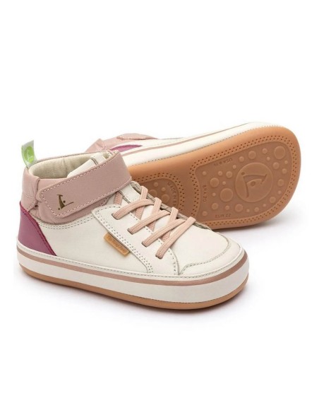 Botines respetuosos Tip Toey Joey Alley Beige-Rosa