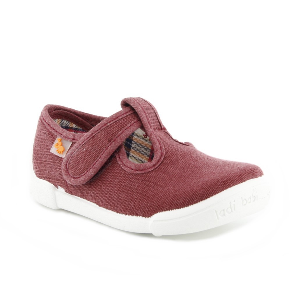 Zapatos lona Vulladi Picolo Granate