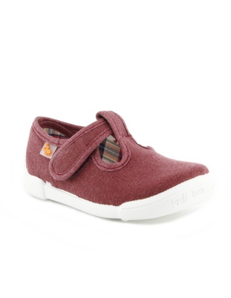 Zapatos lona Vulladi Picolo Granate