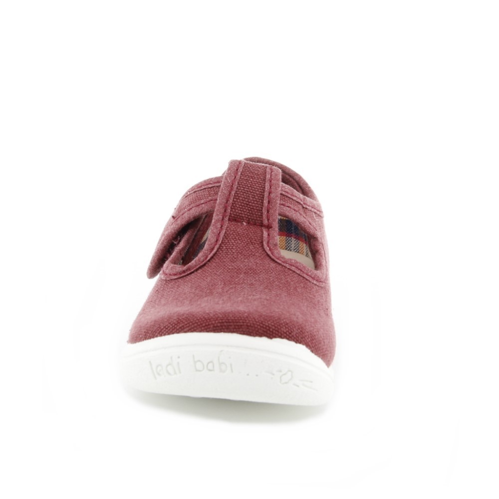 Zapatos lona Vulladi Picolo Granate