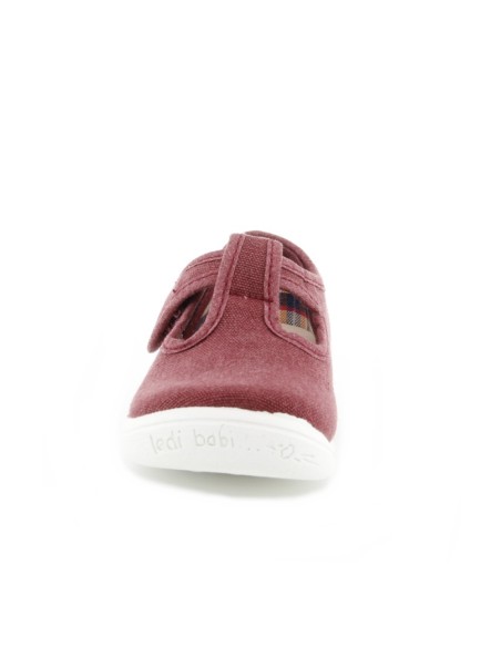 Zapatos lona Vulladi Picolo Granate