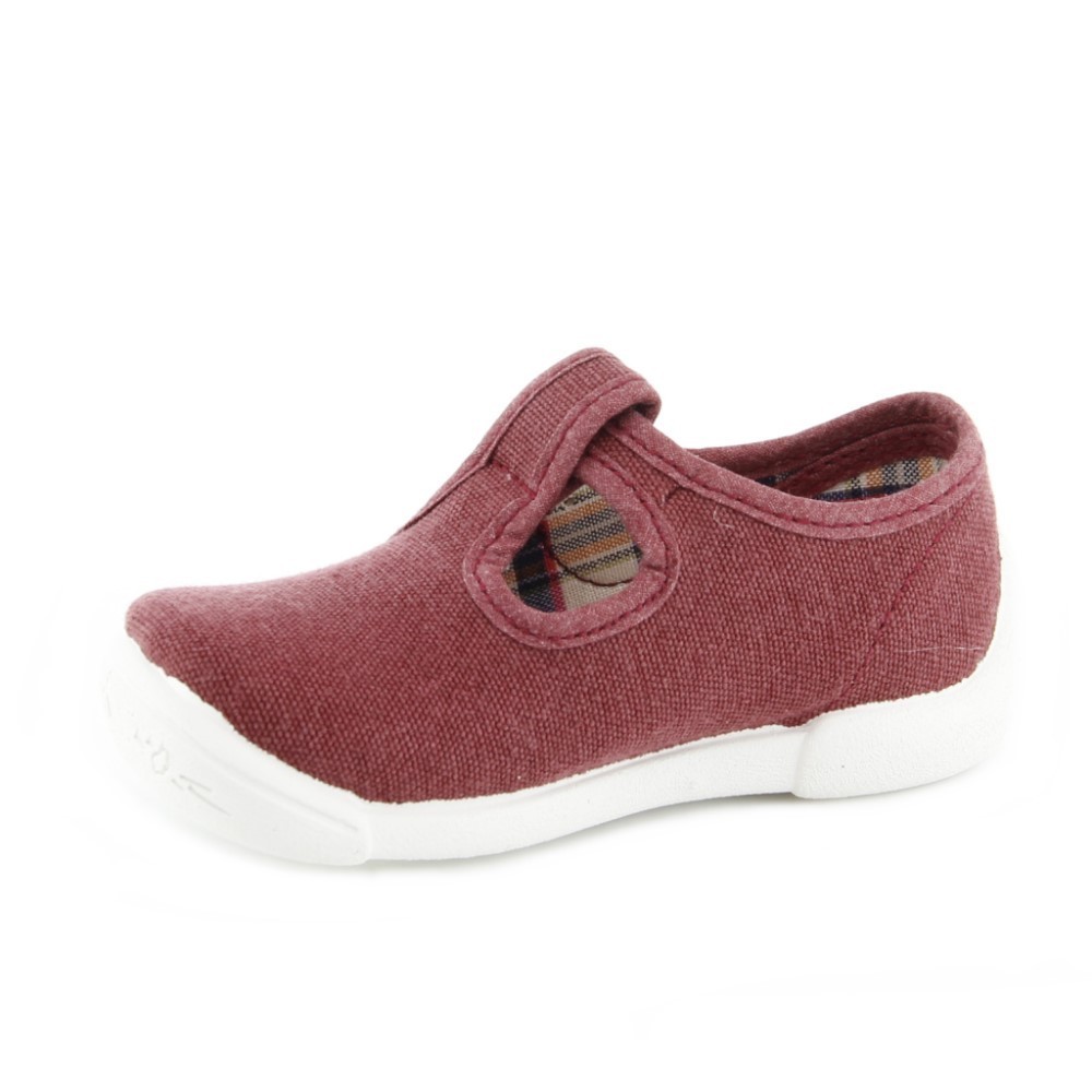 Zapatos lona Vulladi Picolo Granate