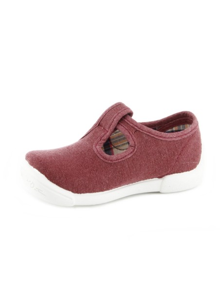 Zapatos lona Vulladi Picolo Granate