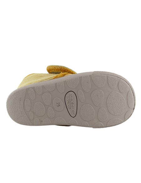 Zapatillas de casa Flexibles by Vulladi 6196 Mostaza
