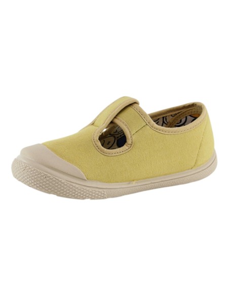 Zapatillas abiertas barefoot Flexibles Vulladi  8197 Mostaza