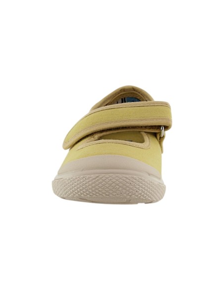 Merceditas de lona barefoot Flexibles Vulladi 8196 Mostaza