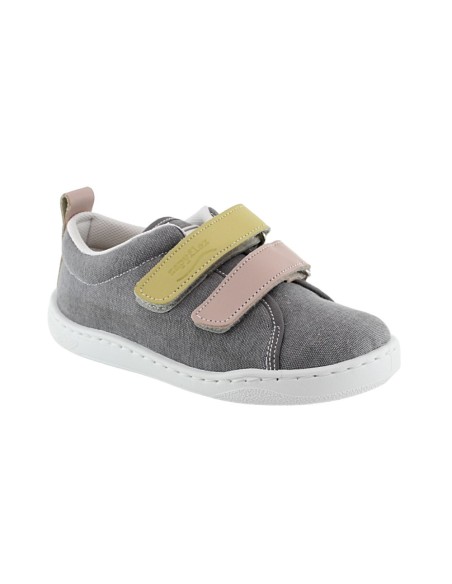 Zapatillas barefoot ZapyFlex 2 Velcros Gris