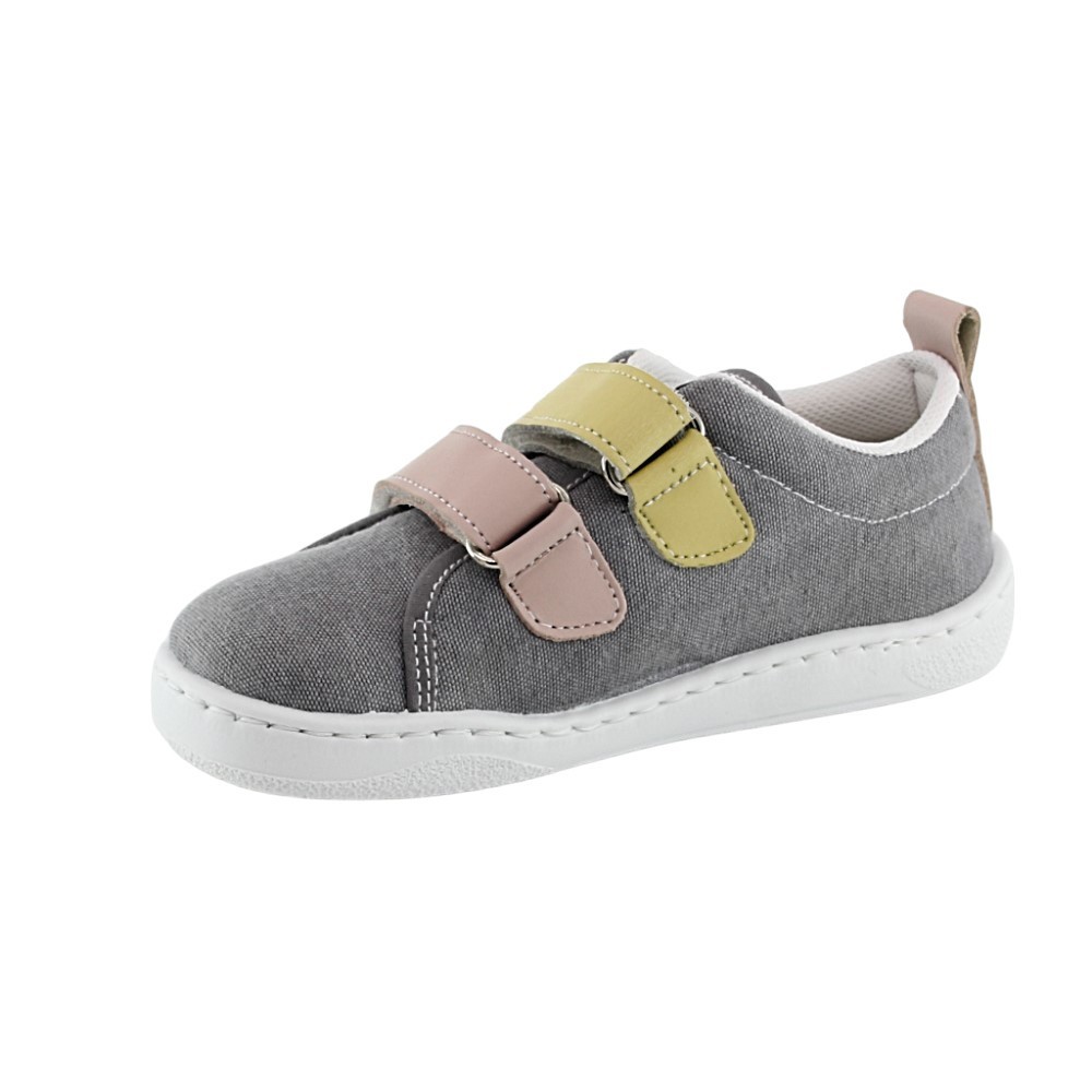 Zapatillas barefoot ZapyFlex 2 Velcros Gris