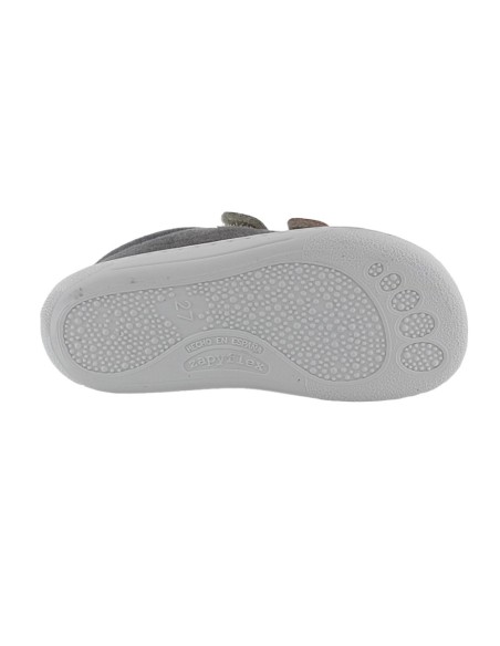 Zapatillas barefoot ZapyFlex 2 Velcros Gris