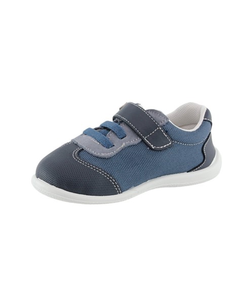 Zapatos respetuosos ZapyFlex Velcro y elástico Azul