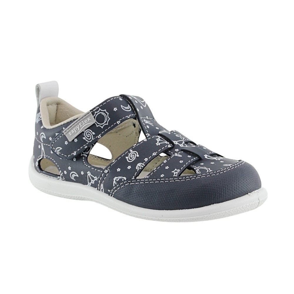 Sandalias Zapyflex respetuosas 2 Tiras seri azul