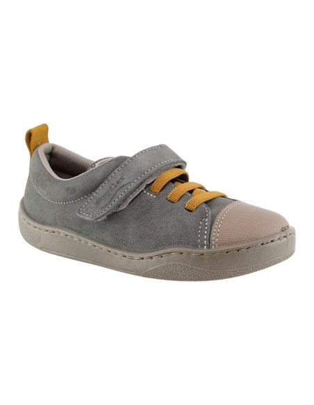 Zapatos barefoot Zapyflex Gris-Mostaza