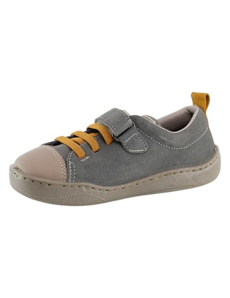 Zapatos barefoot Zapyflex Gris-Mostaza