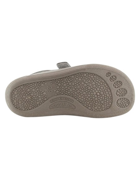 Zapatos barefoot Zapyflex Gris-Mostaza