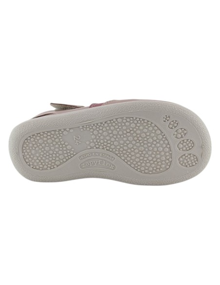 Sandalias respetuosas ZapyFlex 2 Tiras Rosa-Fucsia
