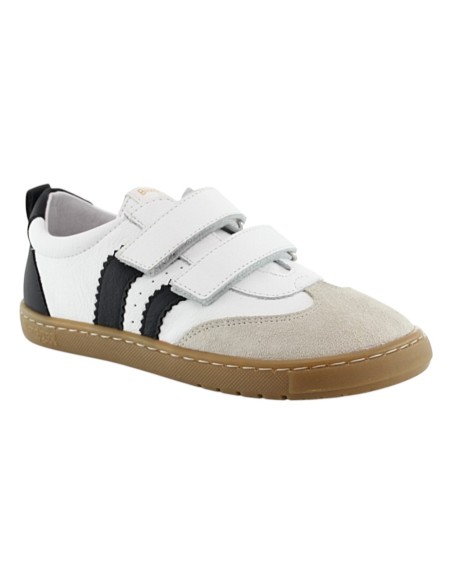 Zapatos deportivos barefoot Blanditos Delfin Blanco-Negro