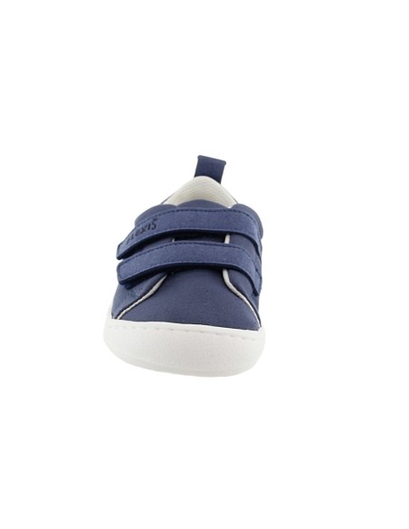 Zapatillas barefoot de lona Flexi Nens 9110-R Azul