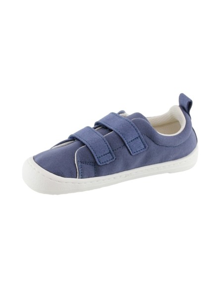 Zapatillas barefoot de lona Flexi Nens 9110-R Azul