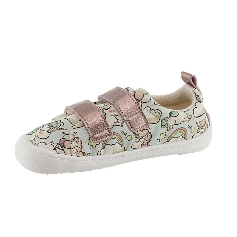 Zapatillas Barefoot Flexi Nens 9110-R Unicornios Rosa