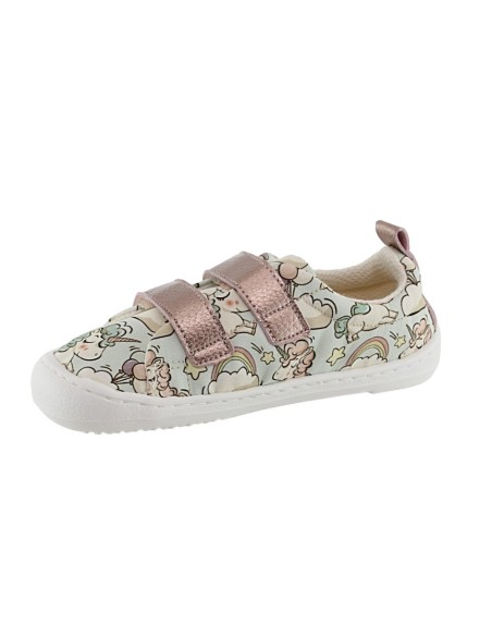 Zapatillas Barefoot Flexi Nens 9110-R Unicornios Rosa