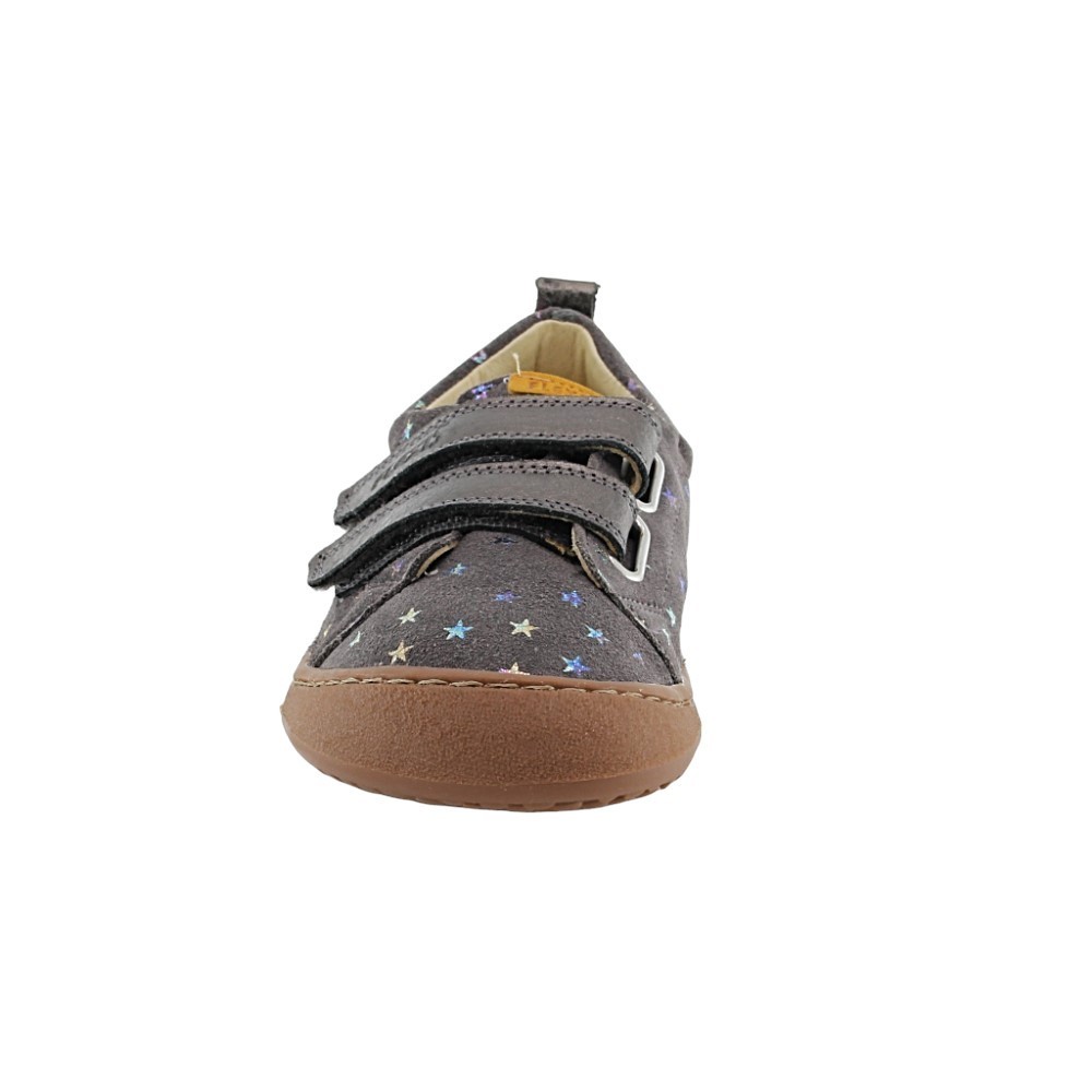 Zapatos barefoot Flexi Nens 9001-R Gris estrellas