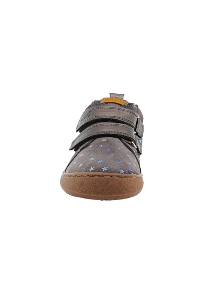Botines barefoot Flexi Nens 9010-R Gris estrellas